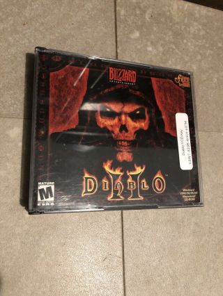 Diablo 2 2000/ 98/ 95 Blizzard Pc Video Game Windows Xp Vintage