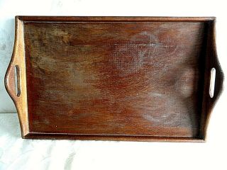 Vintage Large Wooden Serving Tray 51 X 33 Cm.