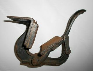 Antique Cast Iron Business Calling Card Printing Press Letter