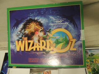 Wizard Of Oz Family Board Game Rare Mad Hatters Vintage 100th Anniversary