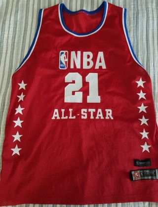 Kevin Garnett Vintage All Star Game Jersey.  Manufactured By Reebok.  Size 56.