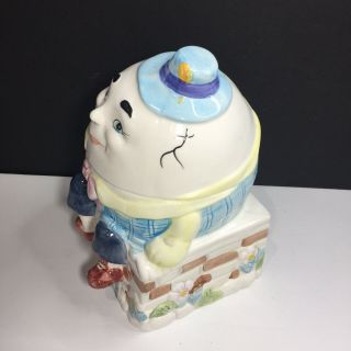 Vintage Humpty Dumpty Cookie Jar - Bico China 3