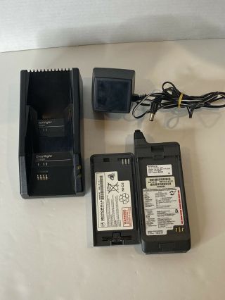 Black Vintage Motorola Digital Personal Communicator Flip Phone w/car charger. 2