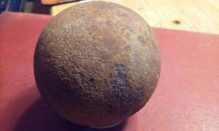 Cannonball Shot? Or Large Vintage Metal Iron Steel Solid Ball Decorative Other