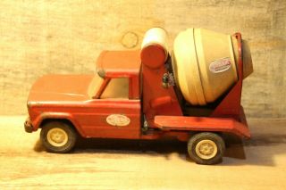 Tonka Cement Mixer Truck Vintage Toy Paint Red Collectible