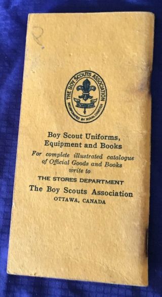 BG794 Vtg Boy Scout & Wolf Cub Proficiency Badge Reference Book 1948 Canada 2