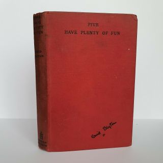Five Have Plenty Of Fun By Enid Blyton First Edition Rare Vintage Book 50 