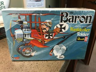 Revell Dave Deals Wheels The Baron Funfdecker Fokker Factory From 1971