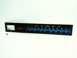 Vintage Marantz 2230 Receiver Parts Am Fm Dial Scale Input Indicator Panel