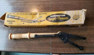 Vintage Remington Automatic Hand Trap Clay Pigeon Skeet Thrower Vguc