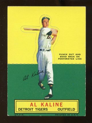 1964 Topps Stand - Ups Al Kaline Baseball Card Vg - Ex No Creases