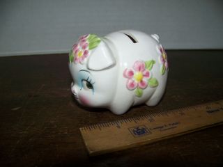 Vintage Lefton Ceramic Piggy Bank