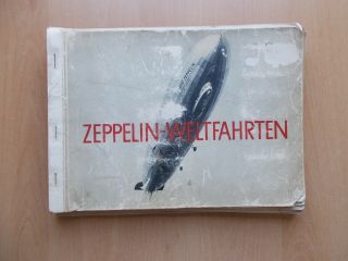 Zeppelin - Weltfahrten.  German Language Photo Book.  Below.