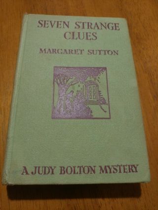 Vintage 1932 Judy Bolton Mystery Seven Strange Clues By Margaret Sutton