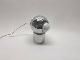 Vintage Mid Century Modern Chrome Eyeball Spot Lamp Kovacs Space Age