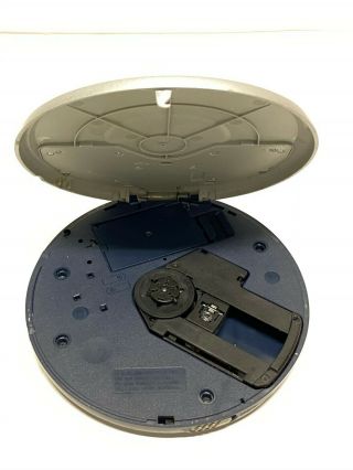 Panasonic Sl - Sx450 Portable Cd Mp3 Player Anti - Shock Player Vtg Silver Blue