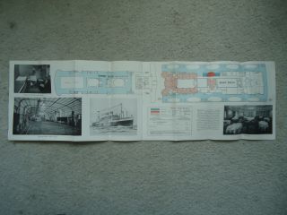 Hamburg - American Line - ss Hamburg - First Class - Deck Plan - 1932 3