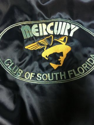 Vintage Mercury Club Of South Florida Car Club Jacket