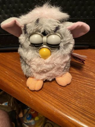 Vintage 1998 Leopard Furby Model 70 - 800 With Tag