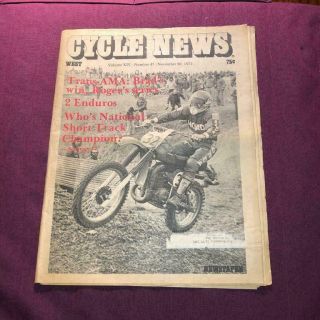 Cycle News West Vol Xiv No 47 Nov 30 1977 Motorcycle Weekly 44