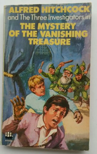 Vintage Three Investigators 5 " Vanishing Treasure " Alfred Hitchcock Pb 1970