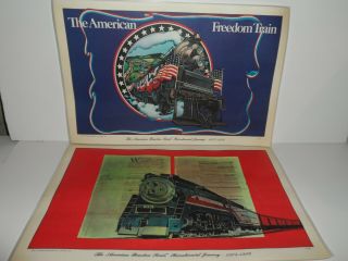 American Freedom Train Bicentennial Memorabilia 1975 - 1976