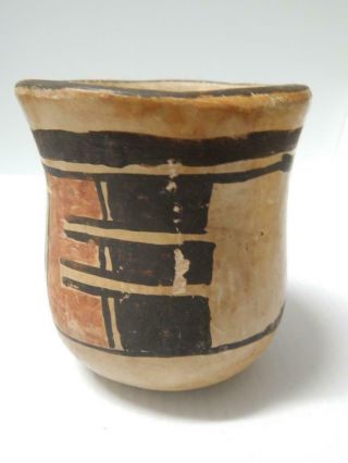 Fine Old Antique Vintage Hopi Pueblo Indian Olla Form Pot Pottery - Old