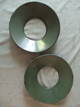 Vintage Green Lens Covers (2) For Adlake 4 - Way Non - Sweating Switch Lamp