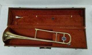 Olds Ambassador Vintage Tenor Trombone,  Bach 7c Mp,  Case