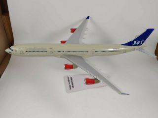 Sas Scandinavian Airlines Airbus A340 Aircraft Model 1:250 Scale Premier Planes