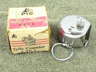 Vintage Tally Counter Tc - 1 Pic 4 Numbers Digits