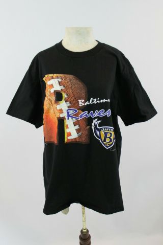 Vintage 1996 Lee Sport Nutmeg Size Large Baltimore Ravens T - Shirt 1990 