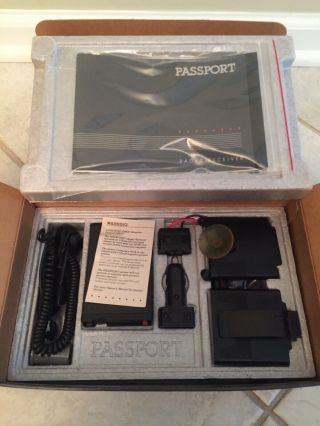 Vintage 1980s Escort Passport Radar Detector Cincinnati Microwave