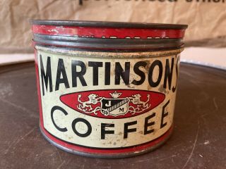 Vintage Martinson’s Coffee Tin 3
