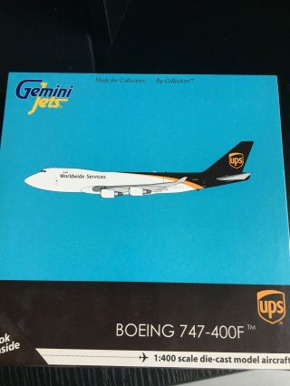 Gemini Jets Ups 747 - 400f 1:400