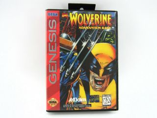 Vintage 1994 Sega Genesis Wolverine Adamantium Rage