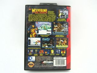 Vintage 1994 Sega Genesis Wolverine Adamantium Rage 3