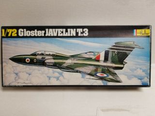 Vintage Heller 1/72 Gloster Javelin T.  3