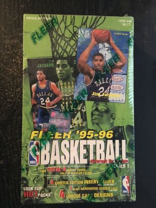 1995 - 96 Fleer Basketball Series 1 Hobby Box Michael Jordan Psa 10?