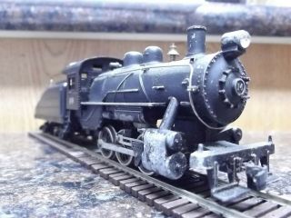 Vintage Ho Scale Mantua 0 - 6 - 0 Steam Locomotive With Tender Runs Needs Love