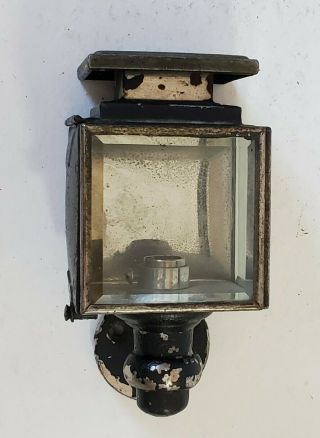Small Antique/vintage Buggy Coach/carriage Light/lantern,  Beveled Glass