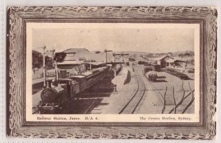 Vintage Postcard Railway Station,  Junee Nsw 1900s