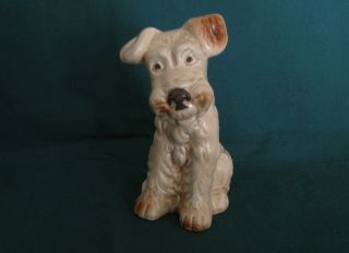 Vintage Sylvac Tan 5 Inch Terrier Figurine 1378 Nr