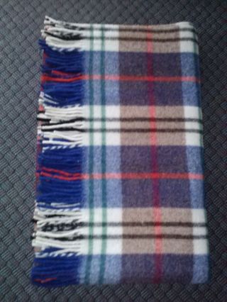 Vintage 100 Wool Blanket Providence Foxford Made In Ireland - 60x75 - Not