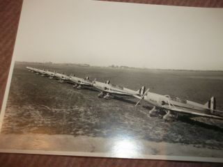 Orig Photo Italian Air Force Breda Ba.  39 Line Up