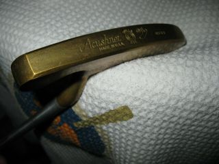 Vintage Acushnet Bulls Eye Offset Model Right Handed 35 " Brass Putter