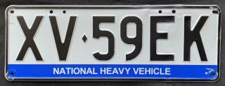National Heavy Vehicle - Victoria Truck License / Number Plate