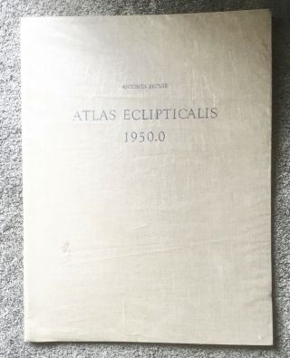 Antonin Becvar Atlas Eclipticalis 1950.  0