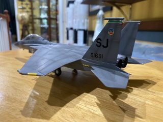 1/72 Easy Model F - 15 Strike Eagle F - 15E Plastic Model 4 TFW Desert Storm 3