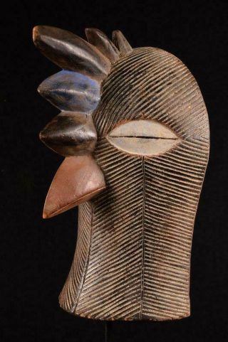 0024 An Old African Songye Mask Dr Congo